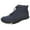 Dark Blue, variant on Men Women Winter Barefoot Shoes Non-Slip Waterproof Warm Wide Toe Outdoor Hiking Ankle Boots