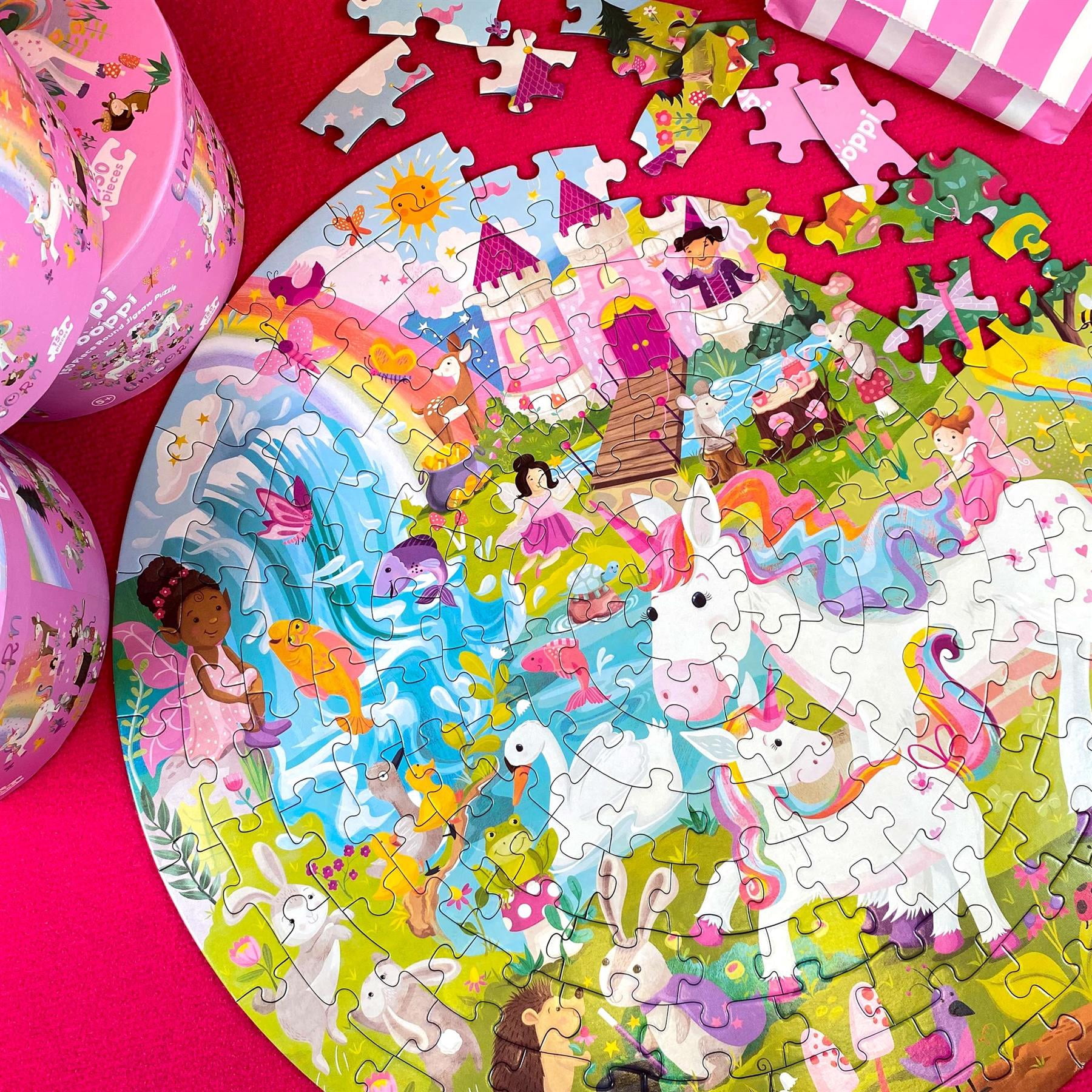 Children’s Jigsaw Puzzle by boppi – 150 Piece Unicorn Puzzle for Girls – Made with 100% Recycled Card