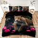 thumbnail image 2 of Lujoso juego de cama Dierenprint con cama de matrimonio - 3 unidades, 2 of 9