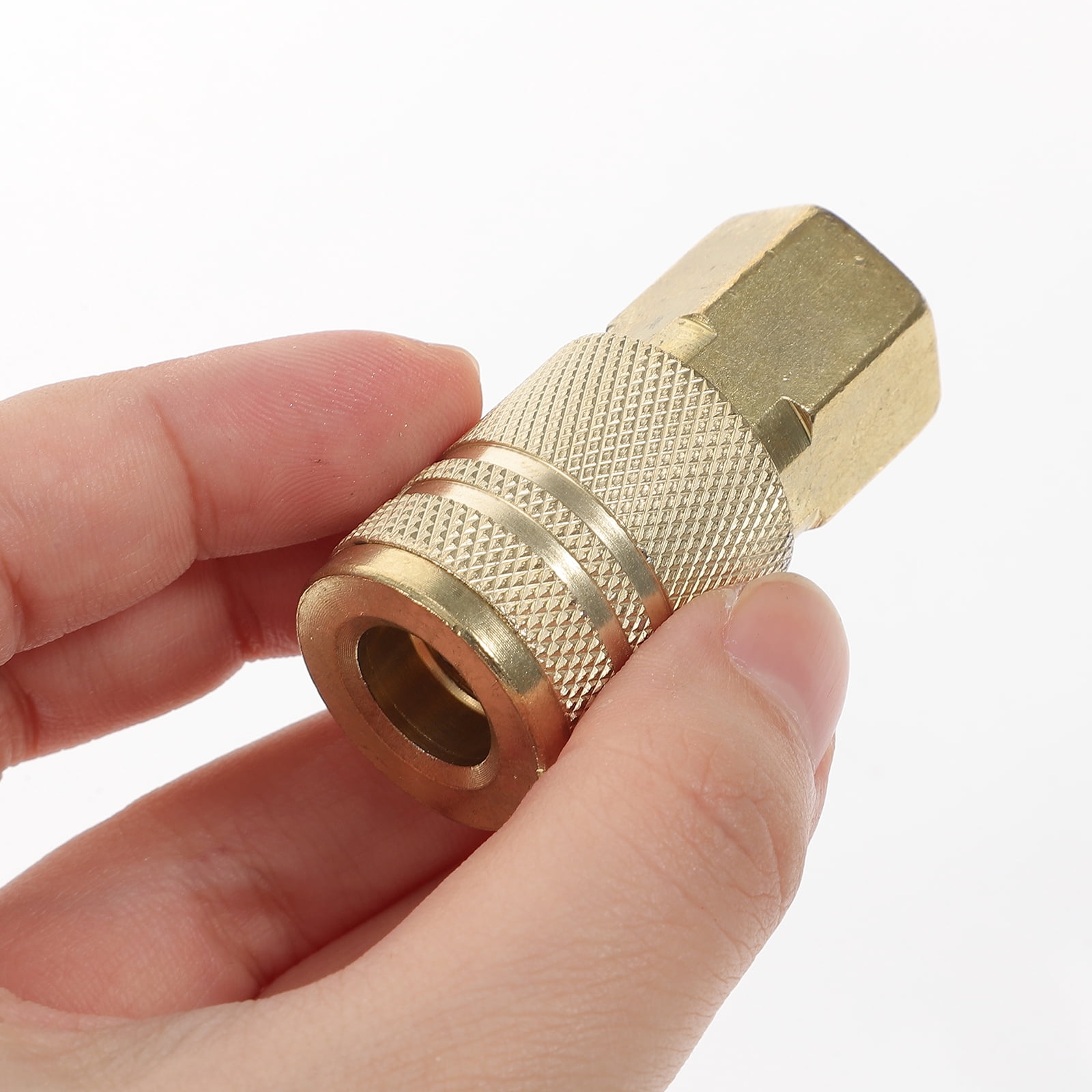 FOMIYES 10Pcs Air Hose Fittings Made of High Grade Iron with Quick Release for Air Compressor and Industrial Use