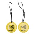 thumbnail image 1 of Suodoka 10 Llaveros NFC NTAG213 Portátiles Amarillos 35 cm / 13.78 in, 1 of 9