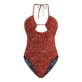 thumbnail image 5 of No Boundaries Women's Reversible Bandana Print One Piece Swimsuit, Sizes XXS-XXL, 5 of 5