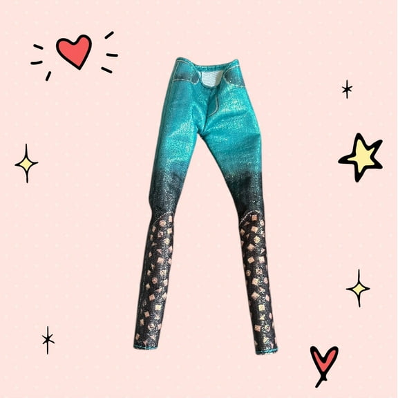 Lol Surprise doll OMG Bartz Pants Ken Trousers Green Clothing