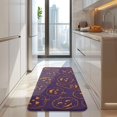 thumbnail image 4 of Halloween Orange Pumpkins on Purple Kitchen Rug Mat,Kitchen Runner Rugs Non Skid Washable,Decorative Kitchen Floor Mats for Kitchen,Sink,Laundry,17"x47.2", 4 of 7