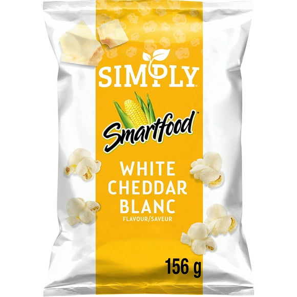 Smartfood Simply White Cheddar Popcorn, 156g