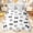 White Black, variant on Erosebridal Bowknot Football Bedding Comforter Set, White Black Cartoon Queen Bedding Sets for Boys and Girls, 7 Pieces