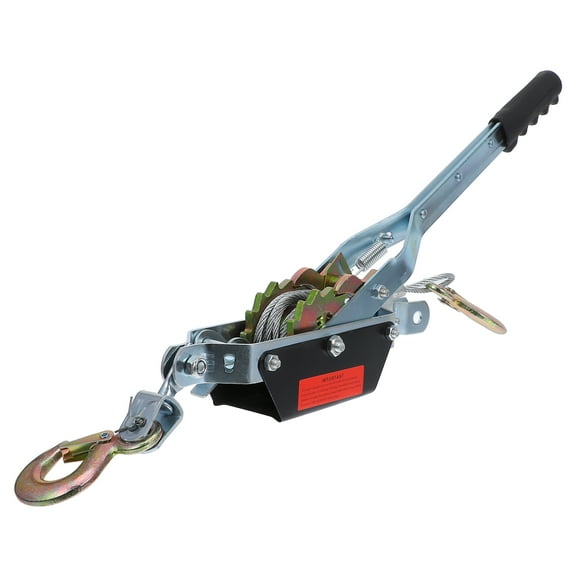 WHAMVOX Steel Come Along Puller Manual Winch Ratchet Winch Metal Rope Puller Cable Tensioner Heavy Duty Power Puller Come Along Winch