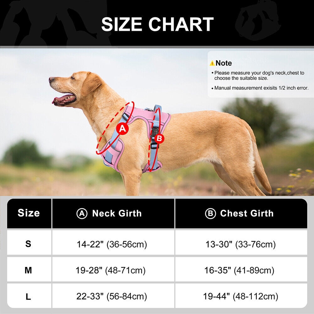 Pet Artist Reflective Non Pull Dog Harness Adjustable Pet Vest S/M/L for Beagle Rottweiler