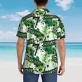 thumbnail image 3 of Lsque Football 7 pattern Hawaiian Shirt for Men, Unisex Summer Beach Casual Short Sleeve Button Down Shirts-3X-Large, 3 of 9