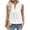 White, variant on SHEWIN Women's Tank Tops Ruffle V Neck Boho Sleeveless Blouses Dressy Casual Swiss Dot Smocked Business Work Shirts