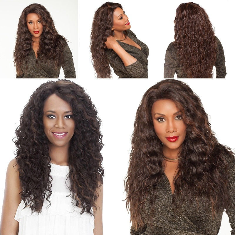 Fashion Women Ladies long Wavy Fancy Hair Wig Natural Curly Straight Hair  Wig | Walmart Canada