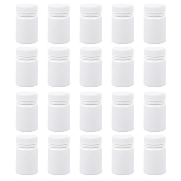 30 unidades de pastilleros herméticos para cápsulas y medicamentos, ideales para uso exterior.