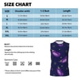 thumbnail image 6 of Balery Eggplant Men's Sleeveless Muscle Shirts Workout Tank Top, Moisture Wicking, Odor Protection-XX-Large, 6 of 8