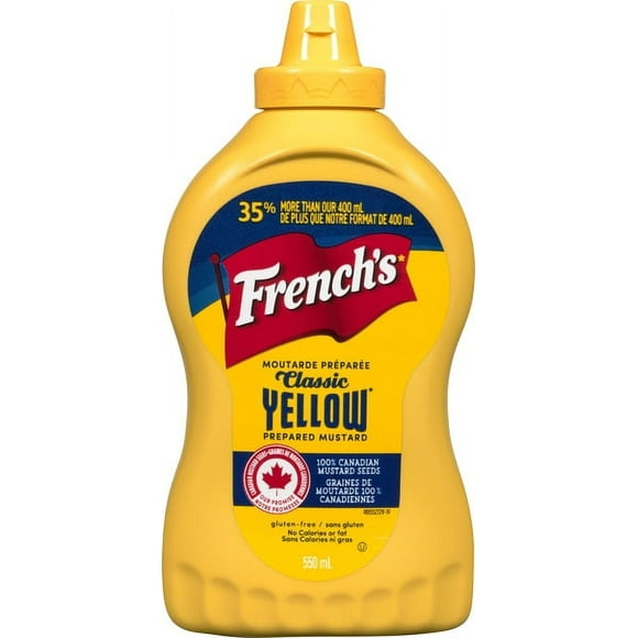 French's, Classic Yellow Mustard, 550mL