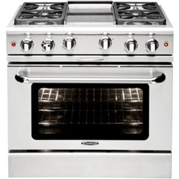 Capital 36" Six Sealed Burner, All Gas, Manual Clean Range, Liquid Propane