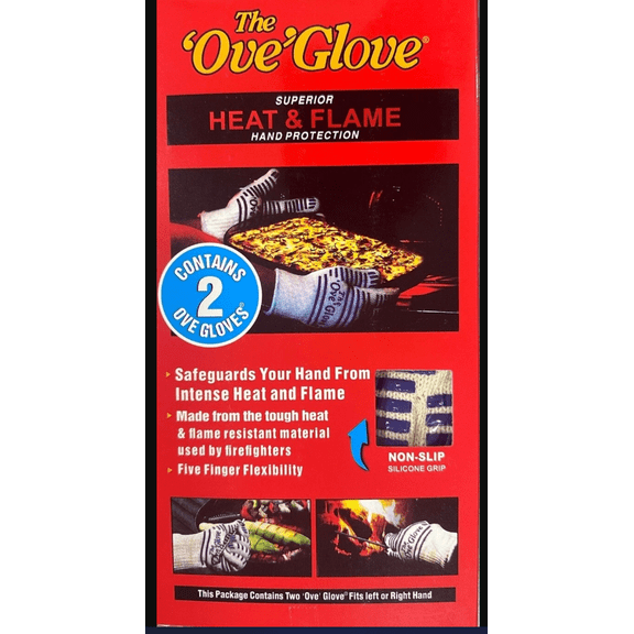 Ove Glove 2 Pack Oven Mitts | Superior Hand Protection | Anti-Slip Glove