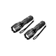 thumbnail image 1 of Linterna Led Recargable 4000lm Con 5 Modos Y Zoo 2 pzas NEGRO, 1 of 5