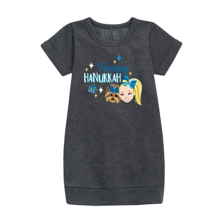 

JoJo Siwa - Happy Hanukkah - Toddler And Youth Girls Fleece Dress