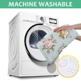 thumbnail image 6 of Pioneer Flower Floral Print Pattern Square Tablecloth, Waterproof Wipeable Spillproof Washable Table Cover for Home Kitchen Party Decor, 52"x52", 6 of 6