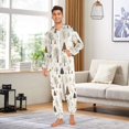 thumbnail image 6 of FORMRS Onesies Pajama for Adults Unisex Hoodie Winter Jumpsuit One Piece Sleepwear, Sizes S-2XL, Winter Forest, 6 of 7
