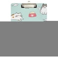 thumbnail image 2 of FMSHPON Cute Cats Clipboard Hardboard Wood Nursing Clip Board and Pull for Standard A4 Letter 13x9 inches, 2 of 8