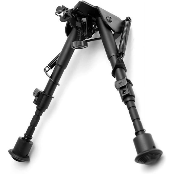 Hammers Lightweight Bipod SP6 with Sling Stud Adapter 6"-9" Foldable Legs