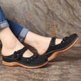thumbnail image 5 of NOKIO Women Wedge Sandals Hollow Flowers With Arch Support Comfortable Orthopedic Sandals Designer Women'S Summer Sandals Sandals For Women Ladies Girls Comfortable Wedges Slippers, 5 of 9