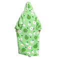 thumbnail image 4 of Manta de gran tamaño con capucha, patrón de impresión de bolsillo cálido, chaqueta de manta unisex para hombres y mujeres, tipo 9, tamaño libre, 4 of 6