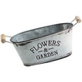 thumbnail image 4 of MasteelfCA Vintage Iron Bucket Succulent Flower Pot Creative Decorative Bucket European Style Bucket Silver, 4 of 7
