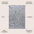 thumbnail image 3 of JONATHAN Y SANDSTONE 3 x 5 Area Rug, Alcina Scandinavian Graphic Lines - Blue/White, SND102D-3, 3 of 10