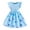 AB46 Sky Blue, variant on Girls Ribbed Sleeveless Summer Dress With Butterfly Print Toddler Flowy Dress Fashion Lightweight Kids Party Princess Gown Sky Blue Size 4-5 Years