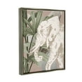thumbnail image 4 of Stupell Industries Tropical Jungle Elephant Animals & Insects Painting Gray Floater Framed Art Print Wall Art, 25 x 31, 4 of 10