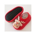 thumbnail image 4 of Fangasis Infant Sock Slippers Comfort Christmas Floor Socks Slip On Home Shoes Indoor Cozy Crib Shoe Red Elk 5toddlers, 4 of 9
