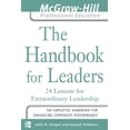 thumbnail image 1 of Pre-Owned The Handbook for Leaders: 24 Lessons for Extraordinary Leaders (Paperback) 0071435328 9780071435321, 1 of 1