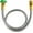 Silver, variant on 304 Stainless Steel Short Garden Hose 5 ft with Female to Male Metal Connector, Anti-Leakage, Flexible & Lightweight Kink Free Water Hose, Easy to Use & Store (5ft)