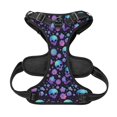 thumbnail image 5 of Lsque purple Skull flower Dog Harness, No-Pull Pet Harness with 2 Leash Clips, Adjustable Soft Padded Dog Vest with Easy Control Handle for Large Dogs-Large, 5 of 9