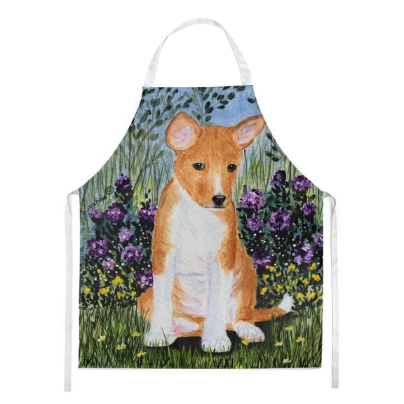 Carolines Treasures SS8108APRON Basenji Apron Large multicolor