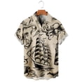 thumbnail image 3 of Camisetas gráficas de animales marinos para hombres, ropa con impresión 3D, camisas hawaianas de playa, camisetas de manga corta Y2K, ropa vintage, blusa con solapa, 3 of 4