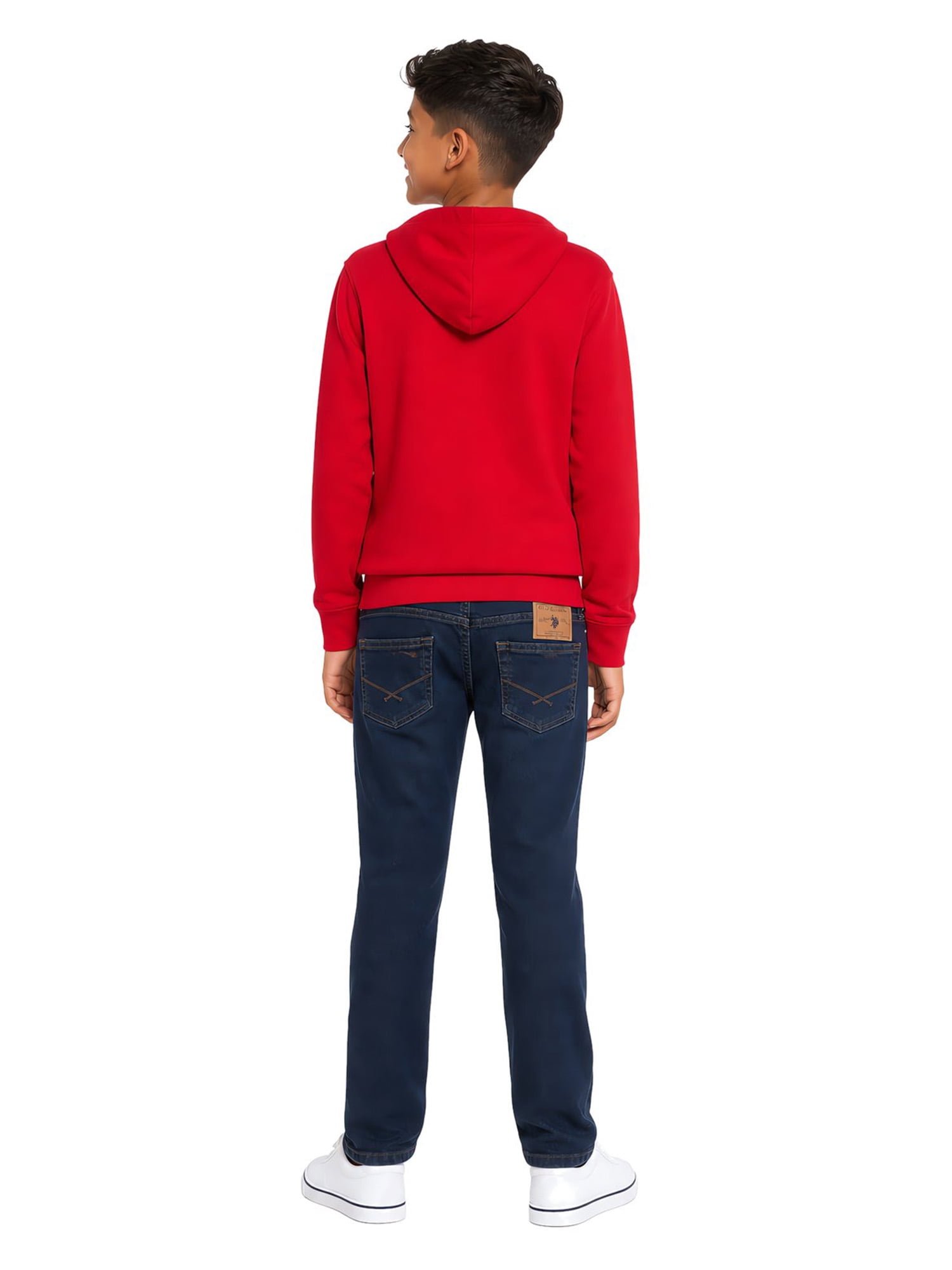 U.S. Polo Assn. Boys Fleece Pullover Hoodie, Sizes 4-18