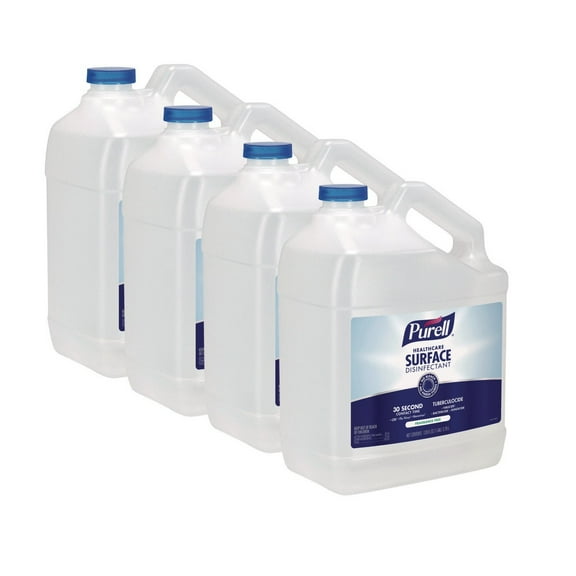 PURELL Healthcare Surface Disinfectant Fragrance Free 1 gal Bottle 4/Carton 434004