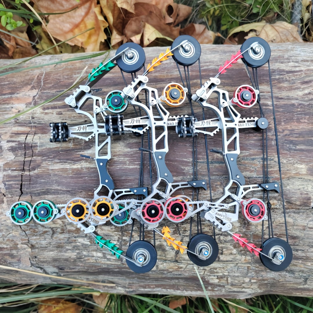 11 Inch Multi-color Mini Composite Bow Suitable for Outdoor Archery Mini Bow Set On The Right Hand