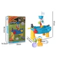 thumbnail image 2 of Juegos De Actividades Piratas Al Aire Libre, Mesa De Actividades De Arena Y Agua Con Diseño De Barco, Juguete Divertido De Verano Para Salpicaduras qarigey OD012675-00, 2 of 6
