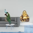 thumbnail image 2 of Estatua De Buda De Pavo Real, Colección De Esculturas De Animales, Elegante Adorno De Mesa Para Dormitorio, Oficina, Sala De Estar, Estantería, Decoración Del Hogar, Aniversario, Fiesta,, 2 of 8