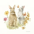 thumbnail image 2 of Audit, Lisa 26x26 White Modern Wood Framed Museum Art Print Titled - Hop on Spring IV, 2 of 4