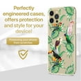 thumbnail image 2 of Case Yard iPhone-11-Pro Case Clear Soft & Flexible TPU Ultra Low Profile Slim Fit Thin Shockproof Transparent Bumper Protective Cover Drop Protective Cell Phone Cases (Tropical Birds), 2 of 8