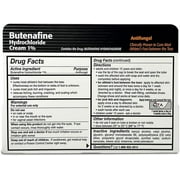 Butenafine Hydrochloride AntiFungal Cream 1%, to Cure Most Athletes Foot Between The Toes, 1 Oz