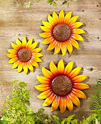 Metal Light Switch Covers Gardening Home Decor Sunflower Flowers Art Decor 