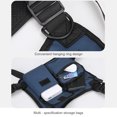 thumbnail image 4 of Vest Bag Sports Multi-Bocket Functional Chest mochila al aire libre () Azul, 4 of 9