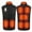 9 Areas 3-levels-Black, variant on Gamivast Plus Size Heated Vest for Women and Men Printed Multiple Heating Zones and 3-levels Zip Up Stand Collar Quilted Jackets Pockets Sleeveless Washable USB Rechargeable Coats no Power Bank