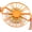 Yellow, 126g (280), variant on ABPETE Cake Portion Marker, Cake Divider Round Cake Slice Pie Slicer Marker Round 10 or 12 Slices Double Sided Cake Portion Marker,Cheesecake Cutter with Handle (Dark red (coffee)